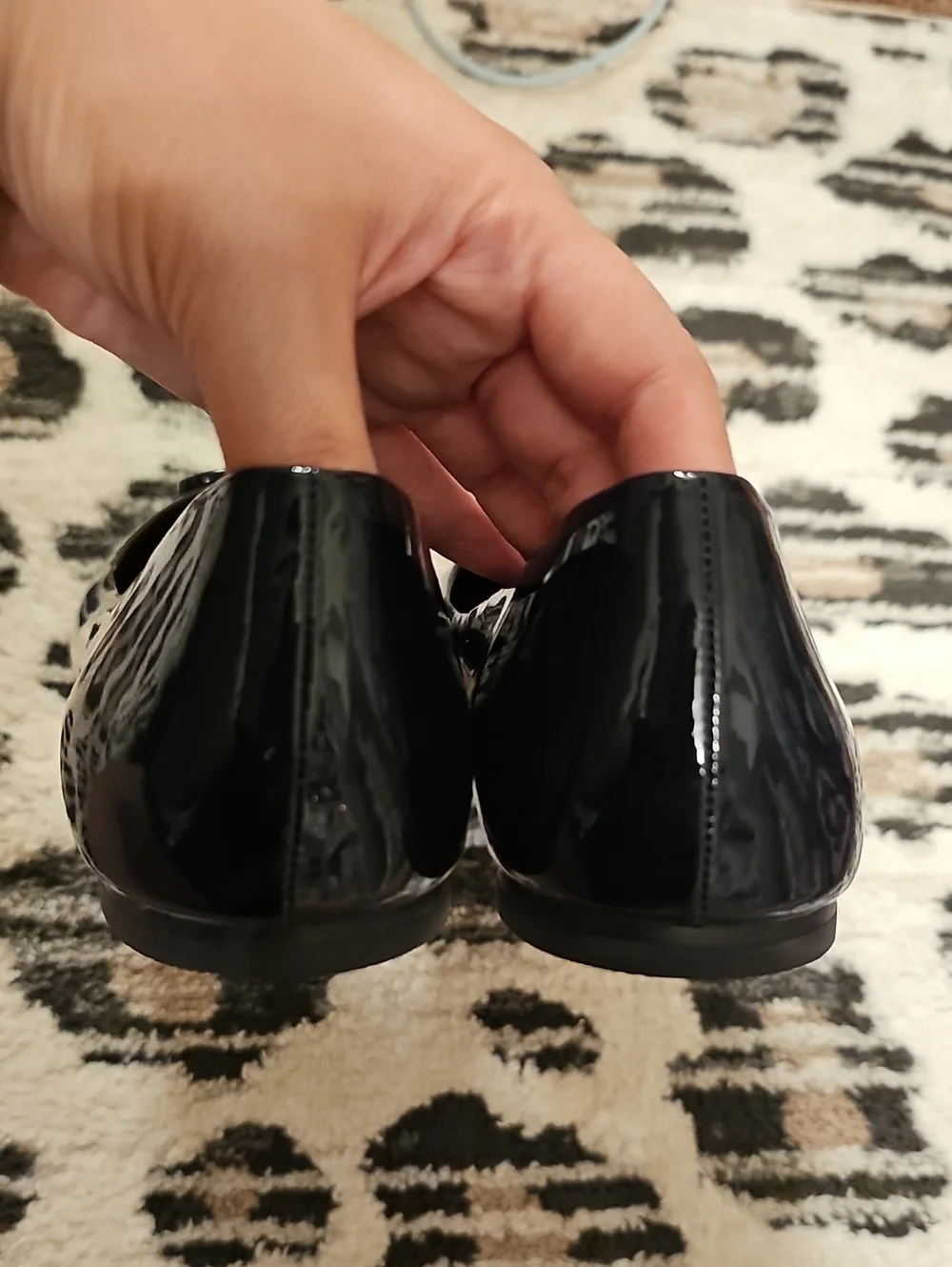 Tory Burch Georgia Loafer Flats Dress Shoes Slip On Patent Leather 10M